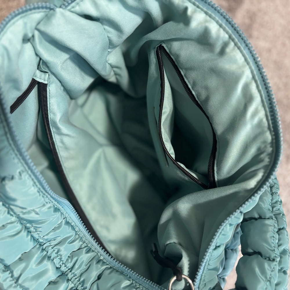 FP Movement by Free People Quilted Carryall Bag in Sea Foam Color - Picture 3 of 4